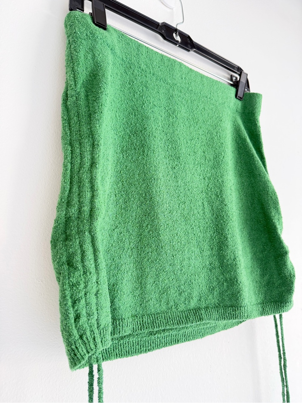 Free People Beach Green Cabo Cinched Bodycon Mini Skirt Small 57018 - Picture 7 of 9